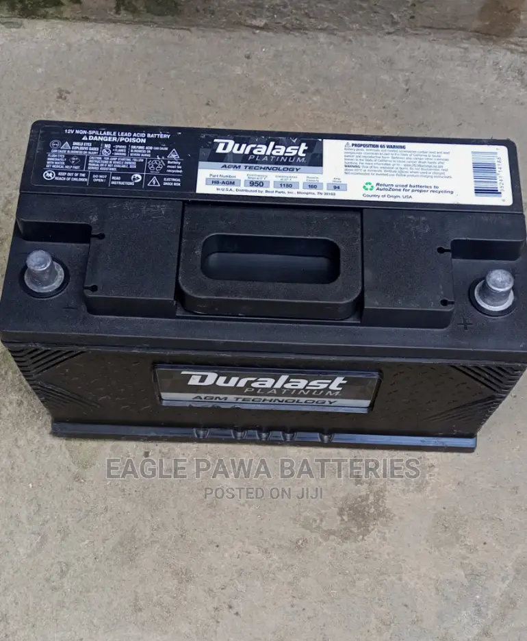 Duralast Agm Platinum Battery 100ah