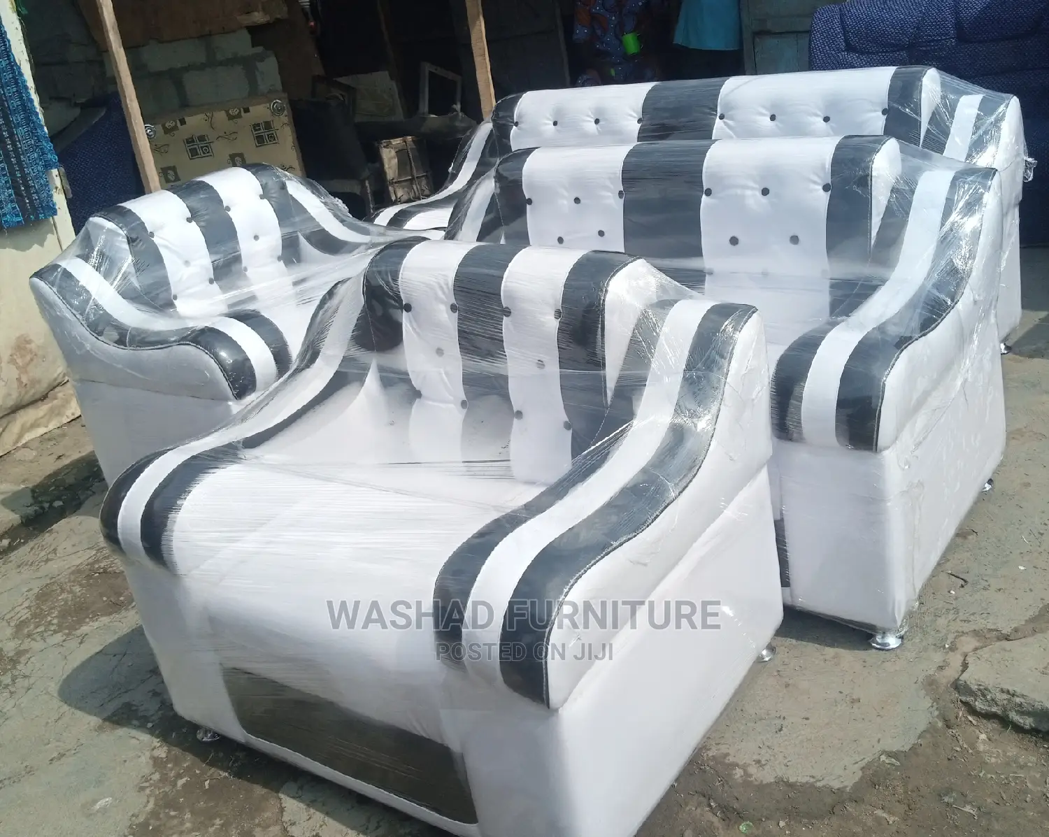 Set of Living Room Sofa Chairs