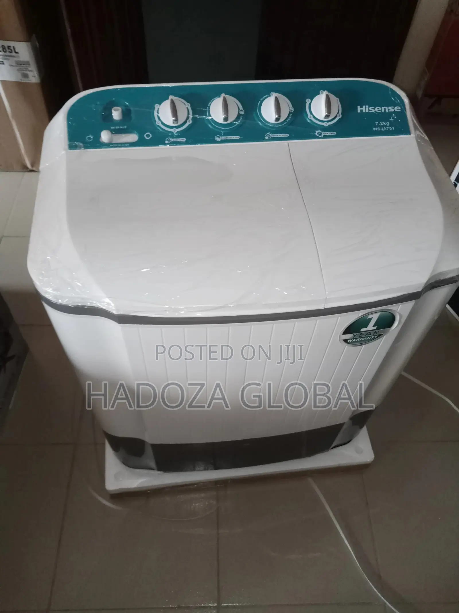 Hisense 7.2kg Twin Tub Top Loader Washing Machine