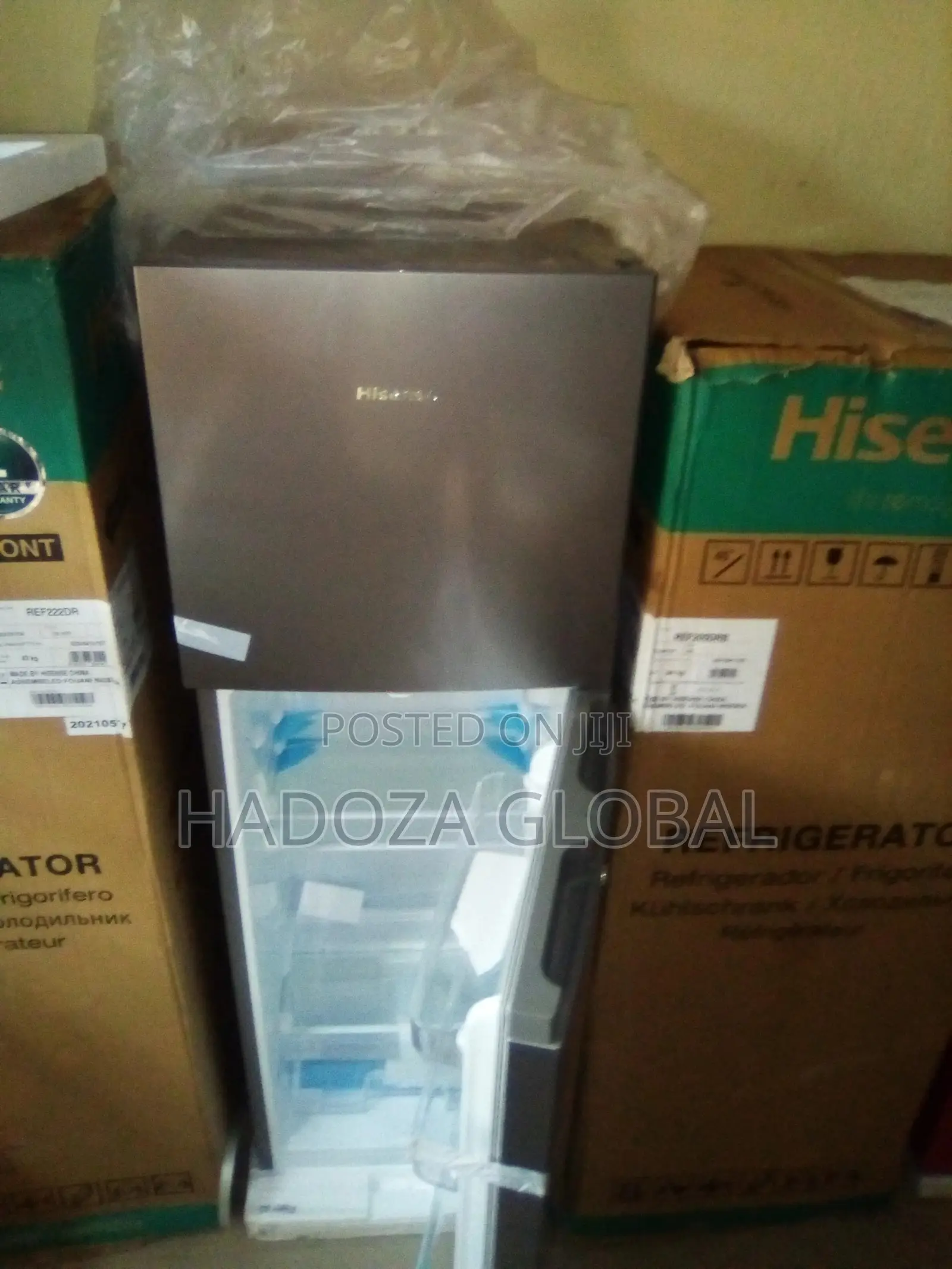 Hisense Double Door Top Mount 165L REF222DR Silver