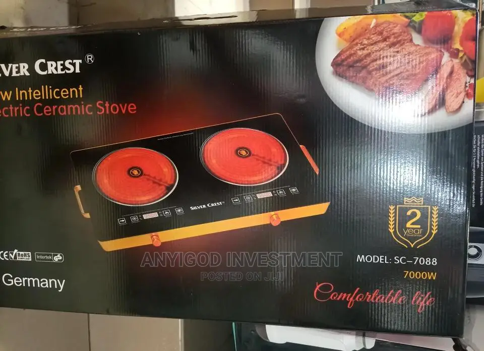 Silver Crest Inferred Cooker Double Burner7000watts