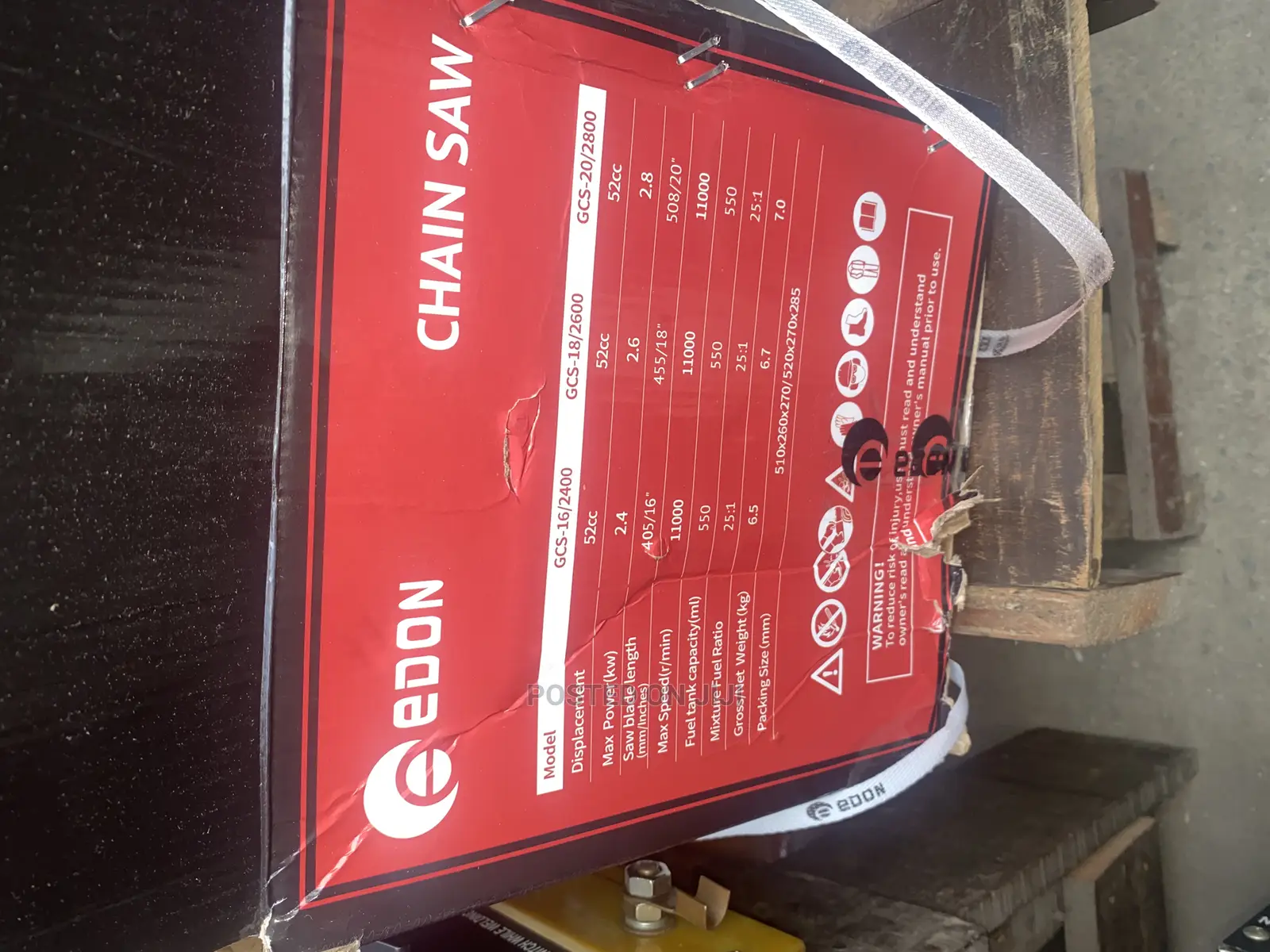 EDON Chain Saw)Wood/Tree Cutting Machine