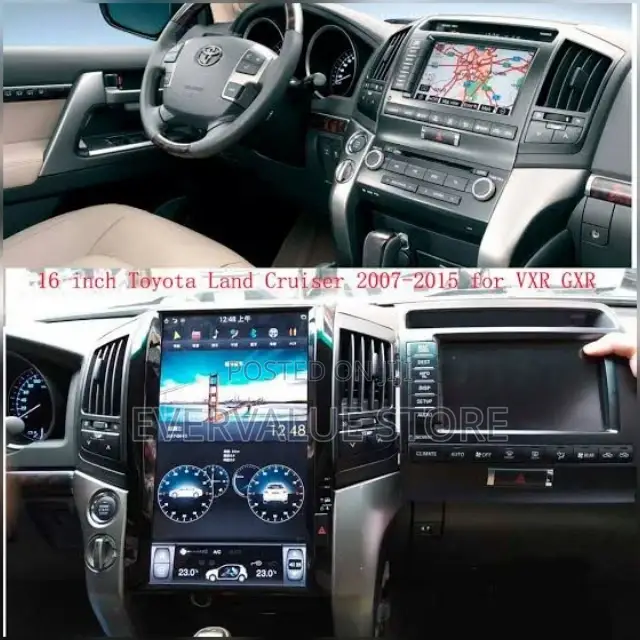 Land Cruiser Tesla Android 2007-2015 V6 One Canbus + Camera