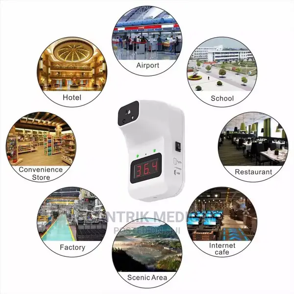 Automatic Wall Mounted Thermometer