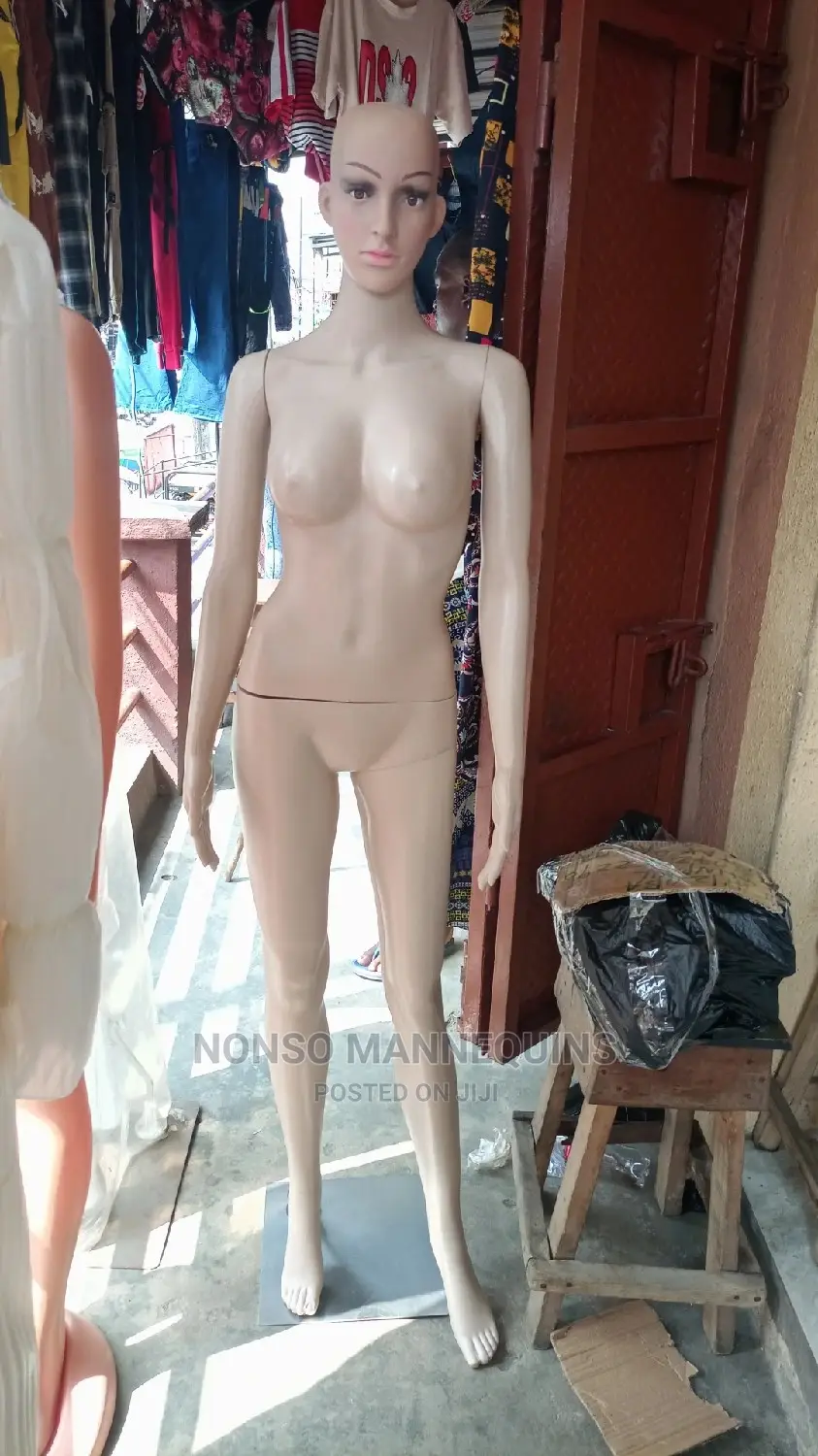 Head Plastic Detachable Female Mannequin Model