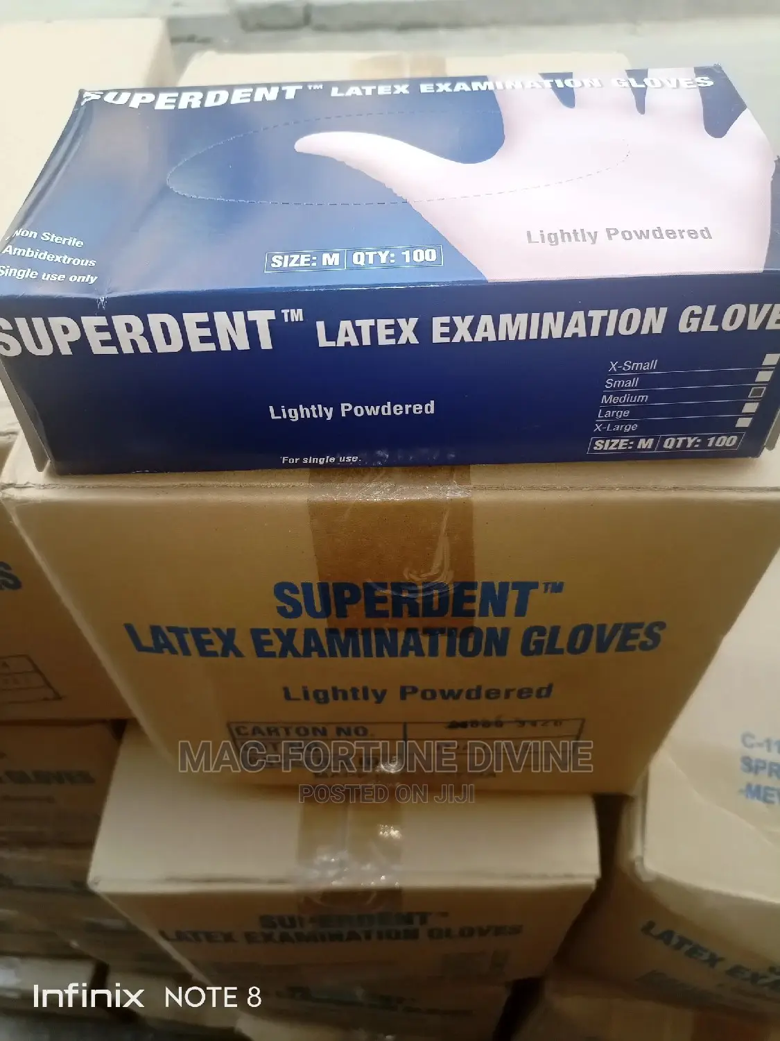 Latex Examination Hand Gloves(Lightly Powdered) 10pkts
