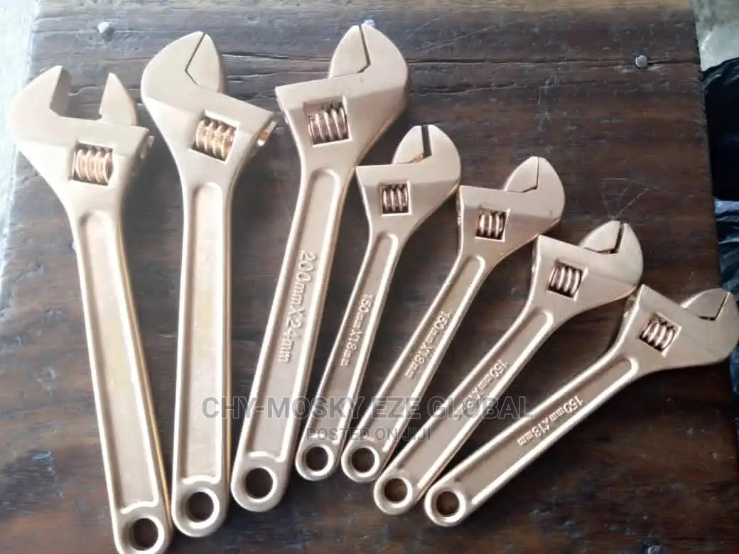 Brass/Non Spark Adjustable Wrench