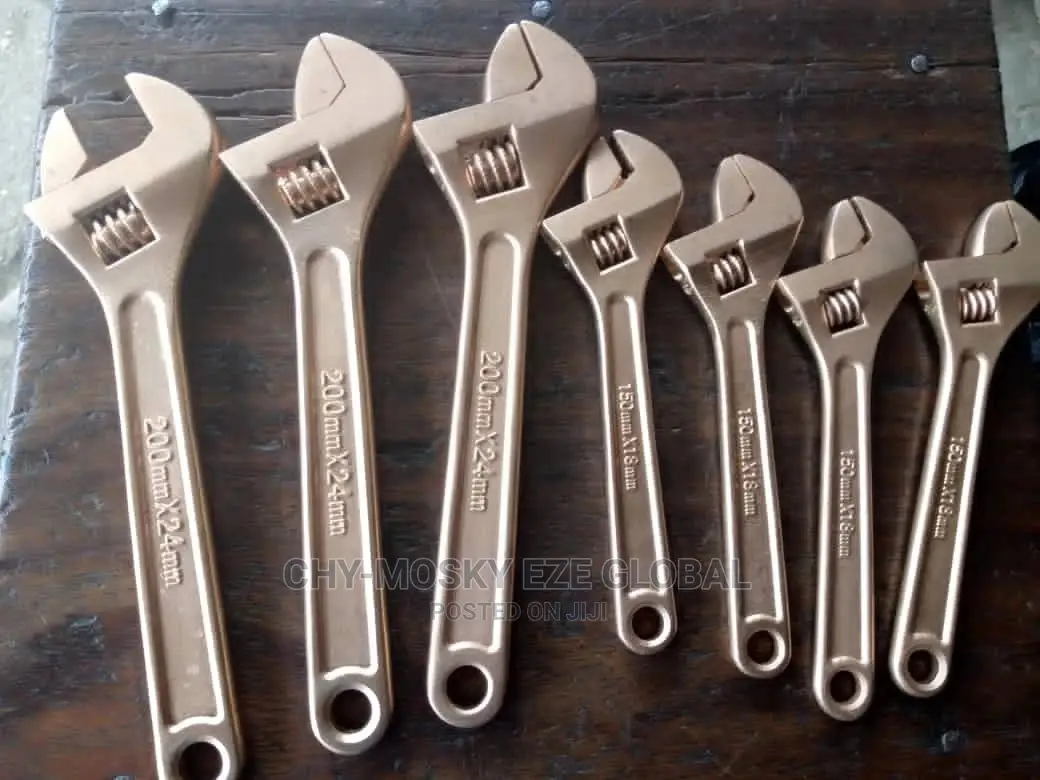 Brass/Non Spark Adjustable Wrench