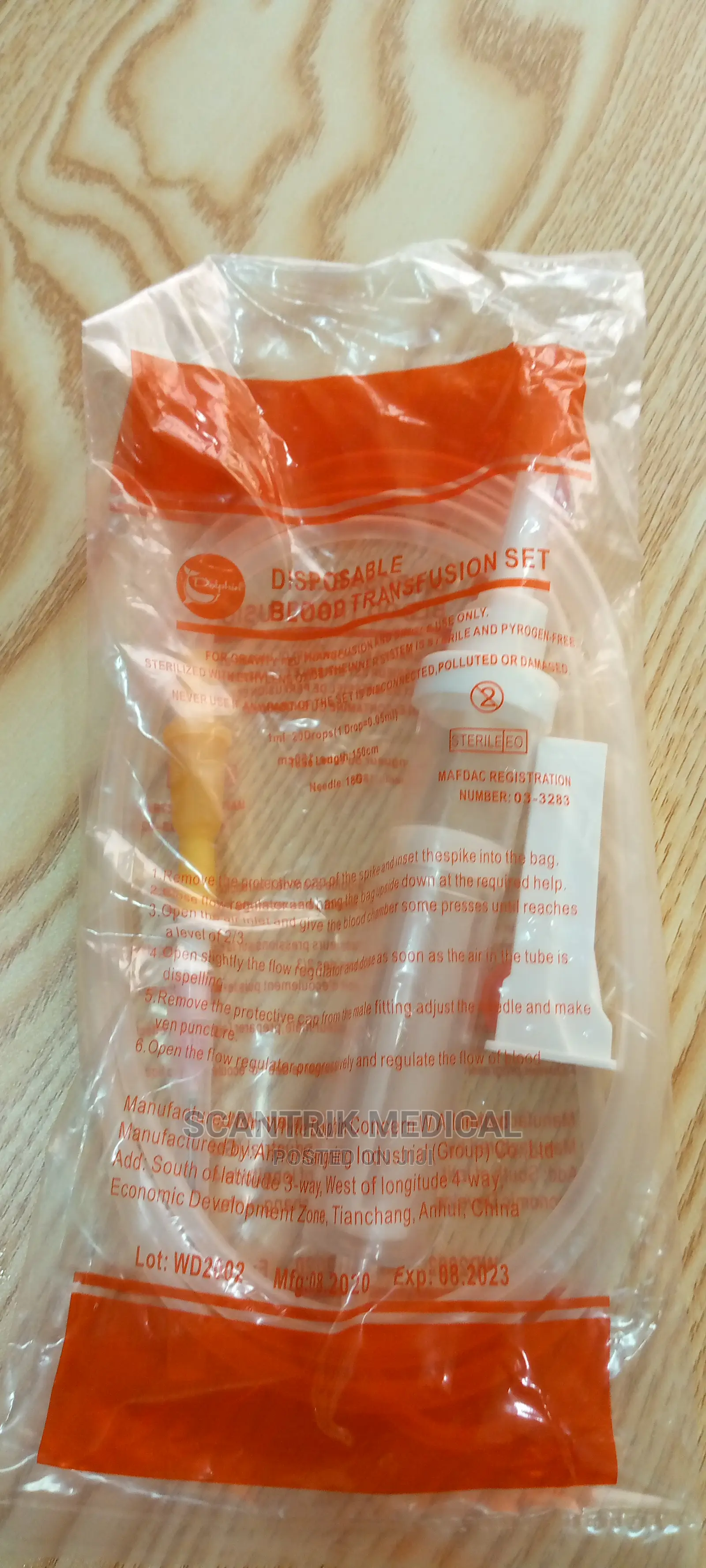 Blood Transfusion Set, for Hospital