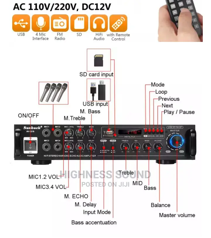 Sunbuck Amplifier 2000w