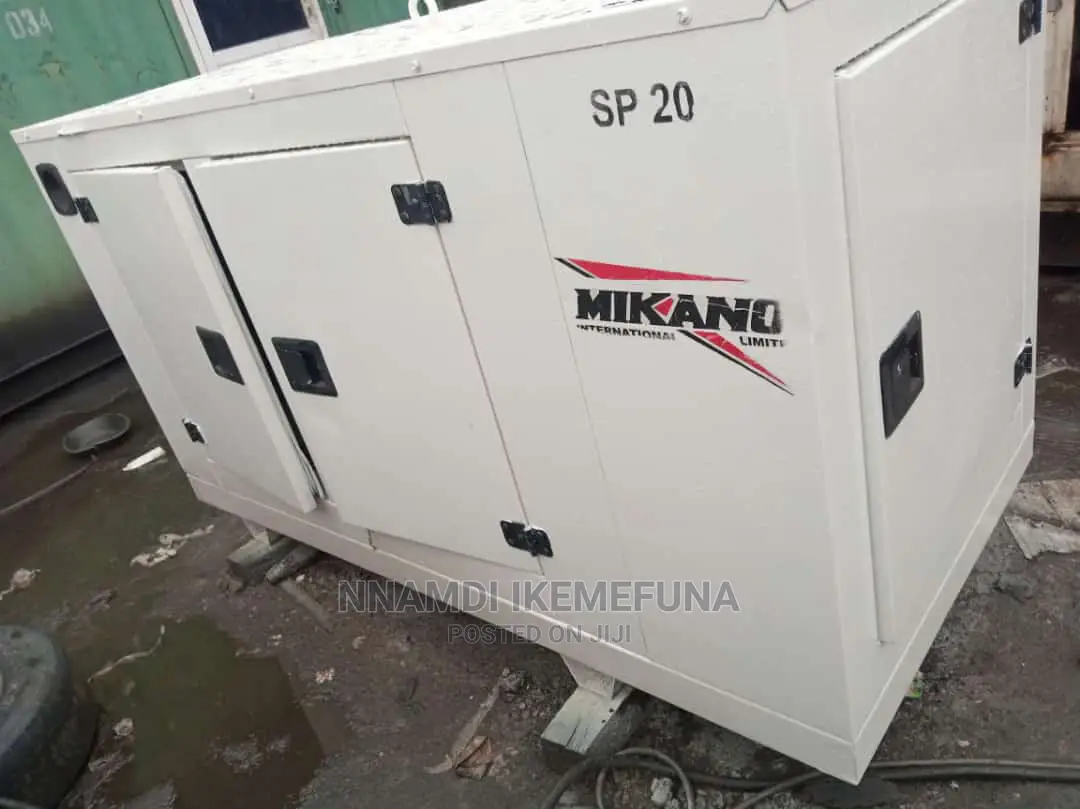 Very Clean Sound 20kva Mikano Perkins Engine Made in U.K