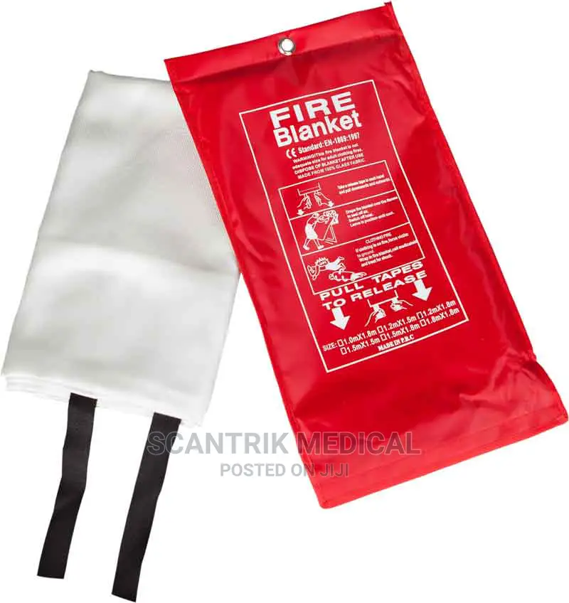 Fire Blanket Fireproof Quick Release Protection Kitchen Safe