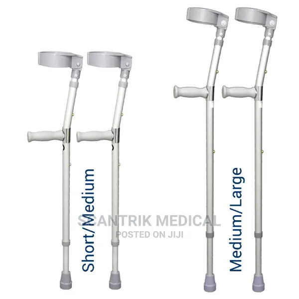 Forearm Crutches With Open Cuff