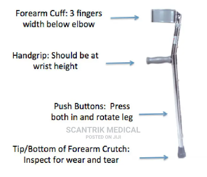 Lightweight Walking Forearm Crutches