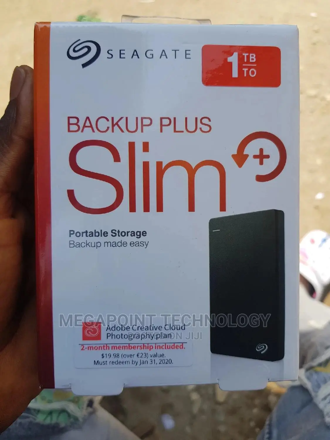 Seagate External Hard Drive 1tb