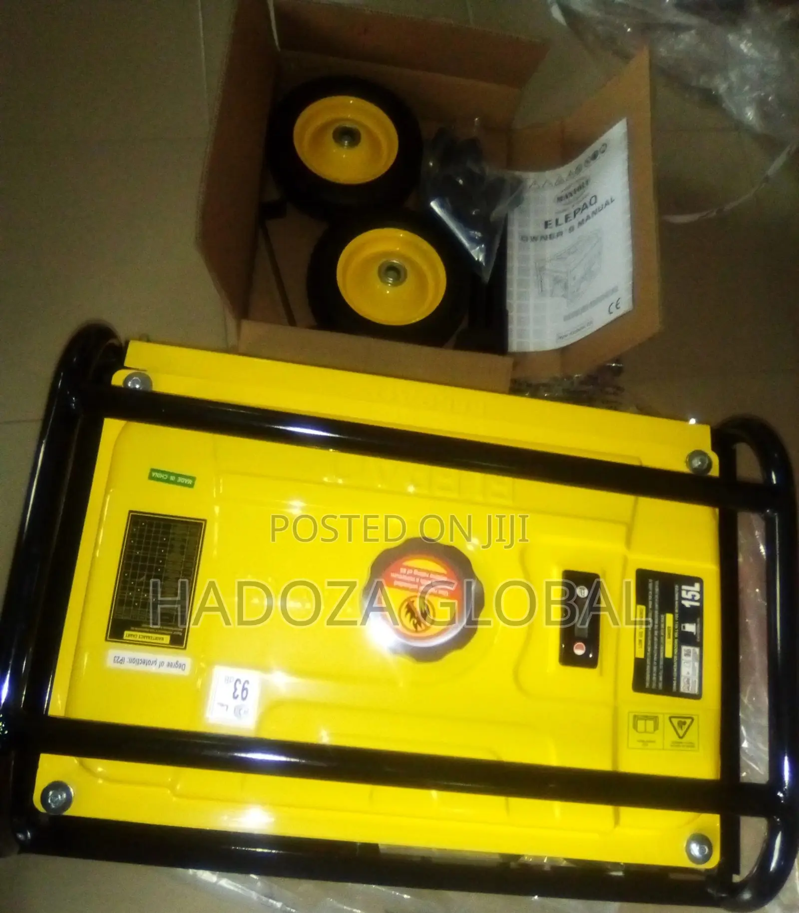Elepaq 5kva Sv7800 Automatic Generator With Key, Battery