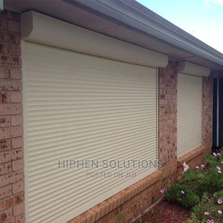 Safety Aluminum Automatic Exterior Shutter Door
