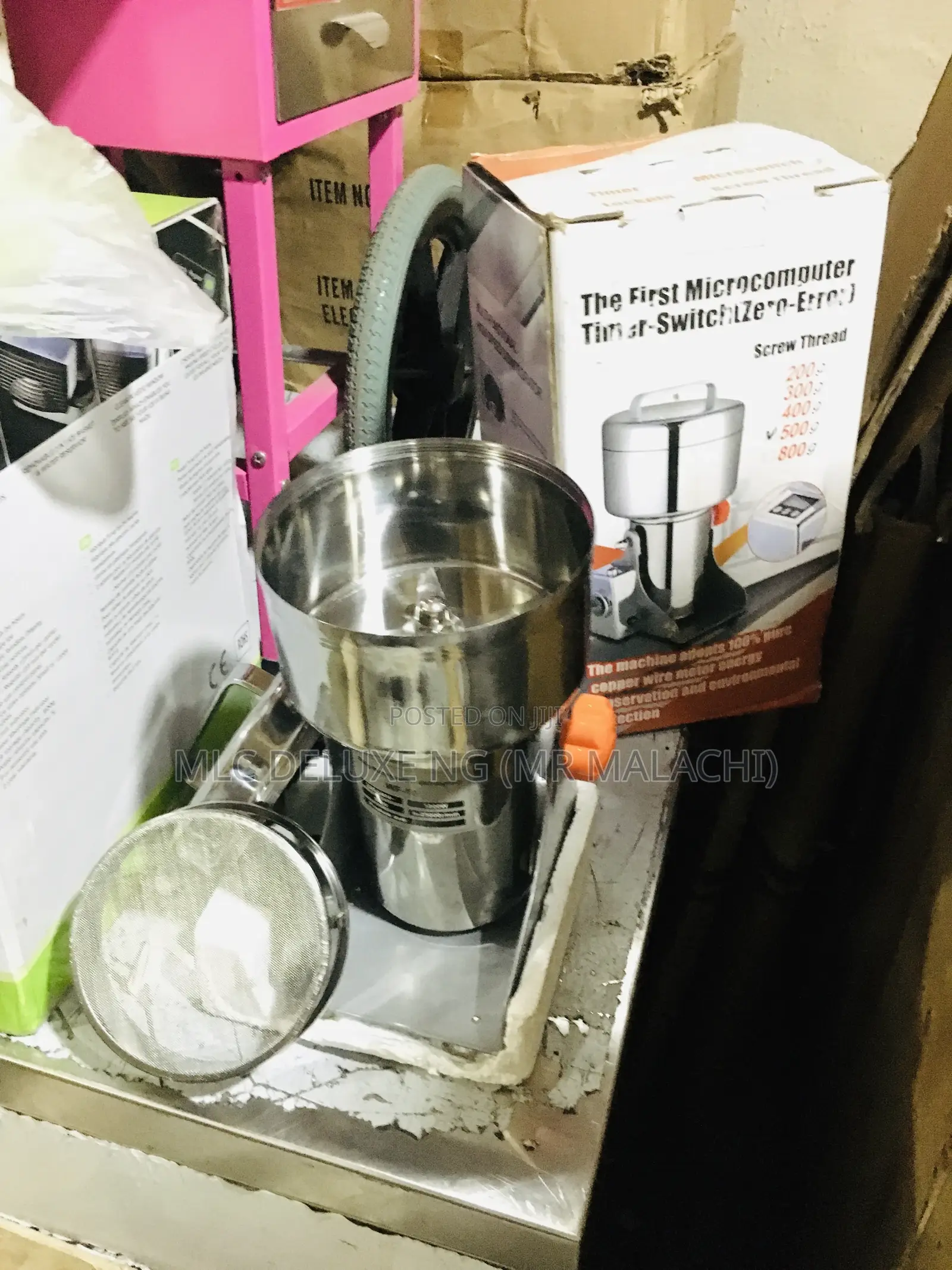 HIGH SPEED Industrial Spice / Powder Grinder (100% Powder)