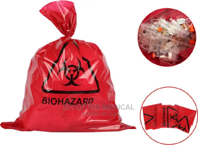 Biohazard Medical Garbage Bag for Hospital Waste