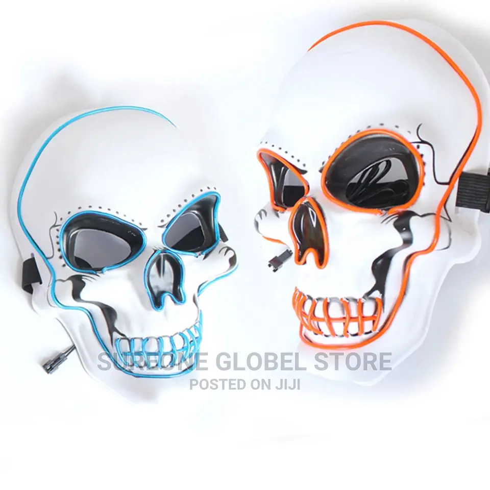 Glowing Halloween LED DJ Mask