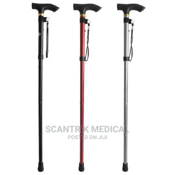 Feet Polished Folding Walking Stick, for Walking Support