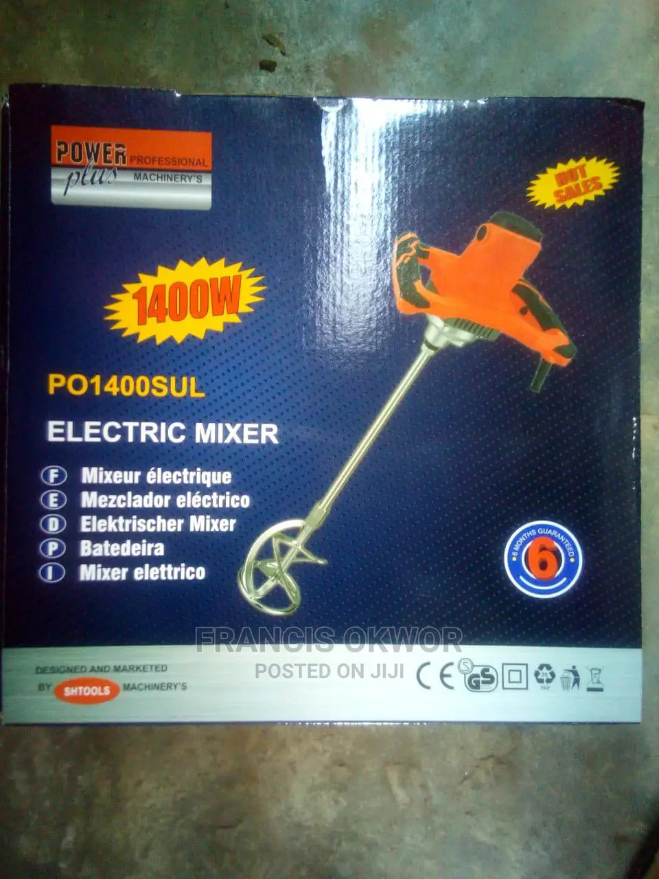 Electric Mixer Machine 1400w