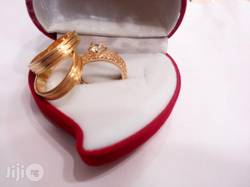 Brand New Real Romania Gold Engagement and Wedding Ring 004