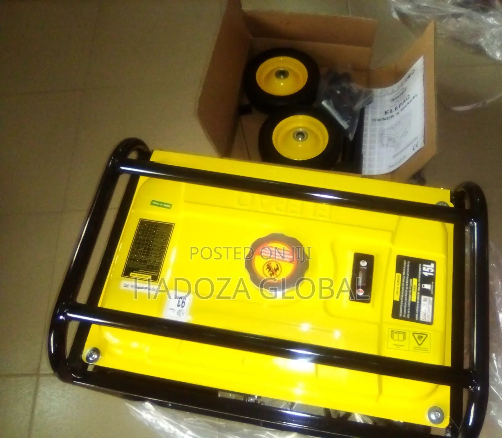 Elepaq 5kva Manual Start Gasoline Generator.