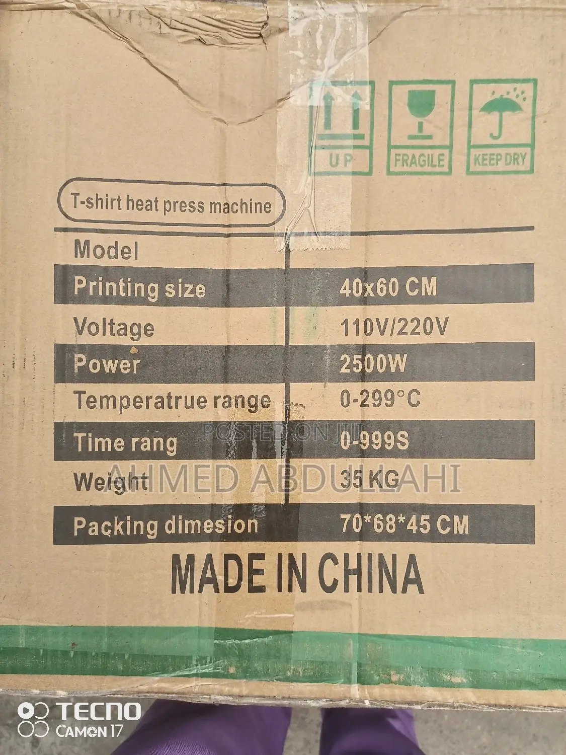 Excellent Heat Transfer Machine 40cmx60cm