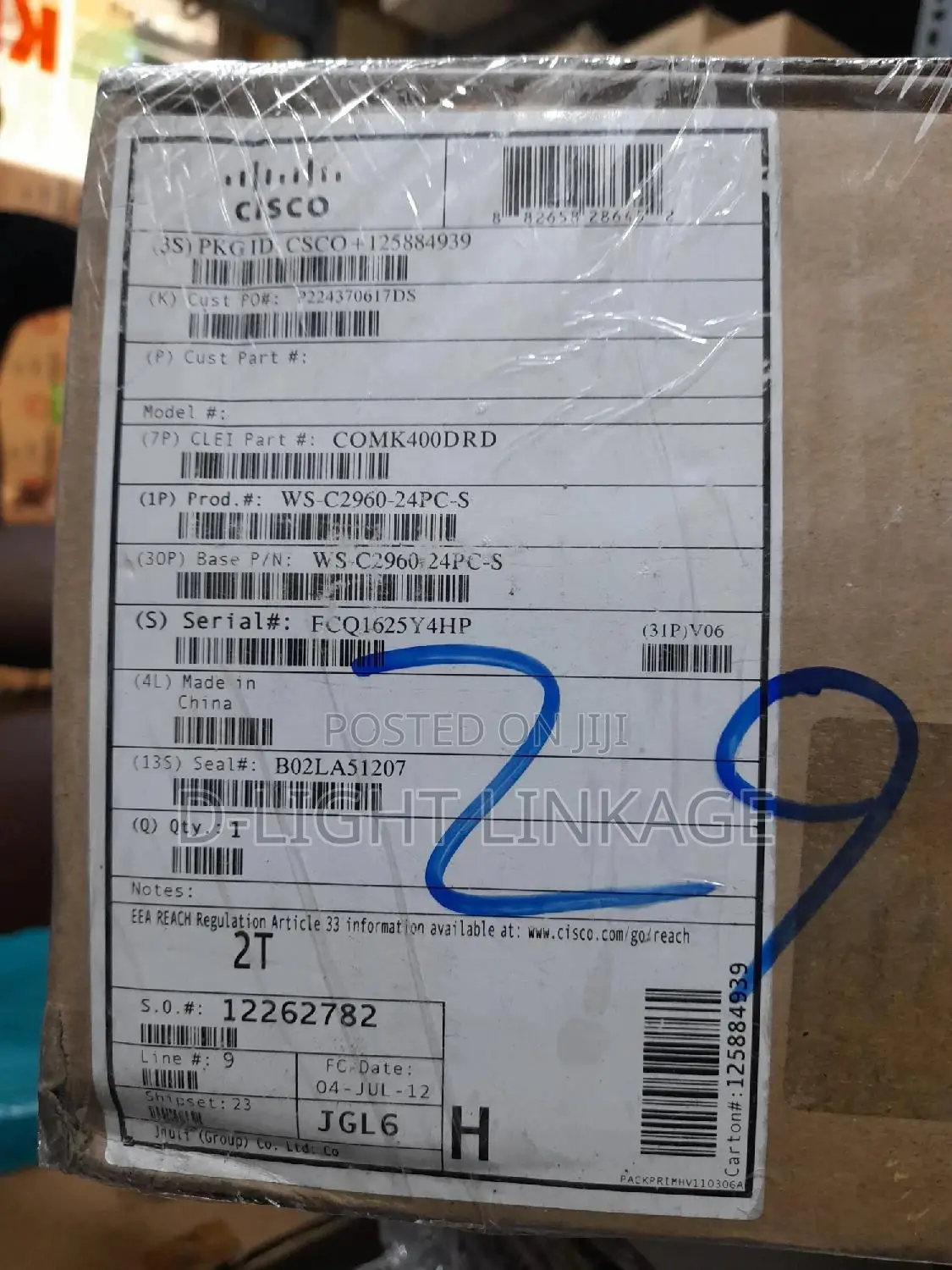 Ws-C2960-24pc-S Cisco Switch