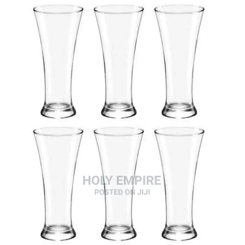 Beer /Water Clear Glass Cups 6pcs.