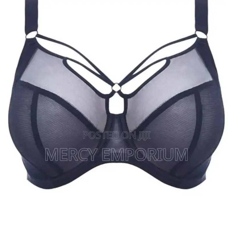 Non Padded Bra. Full Cup Bra, Blue Bra, Size 38G Bra