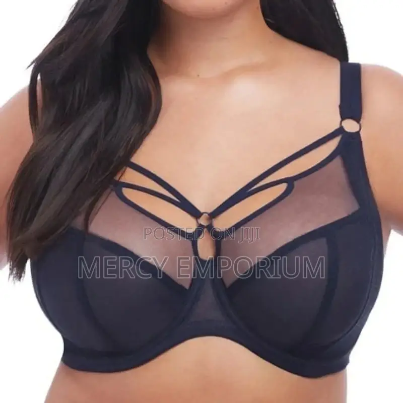 Non Padded Bra. Full Cup Bra, Blue Bra, Size 38G Bra