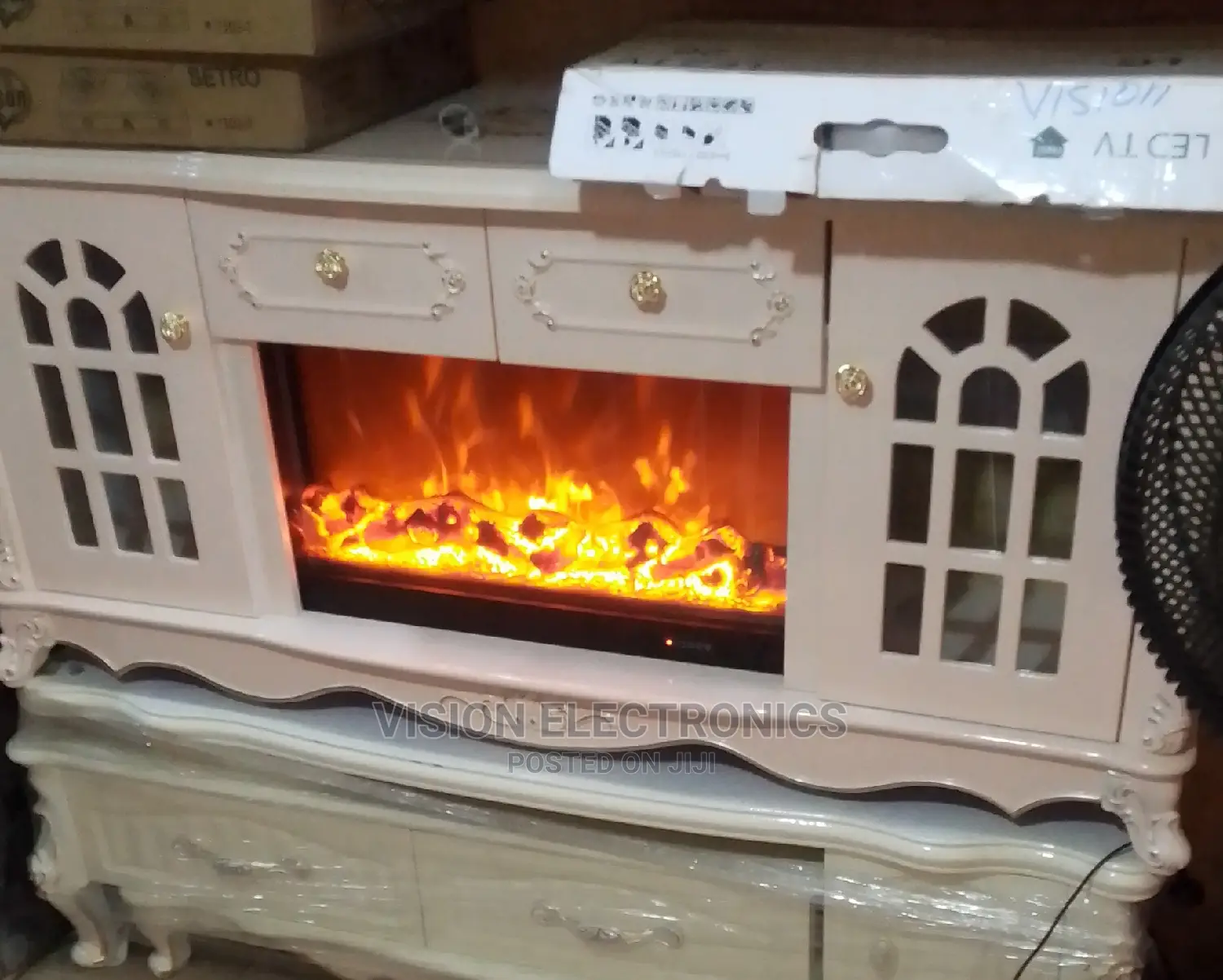 Fire Cabinet TV Stand