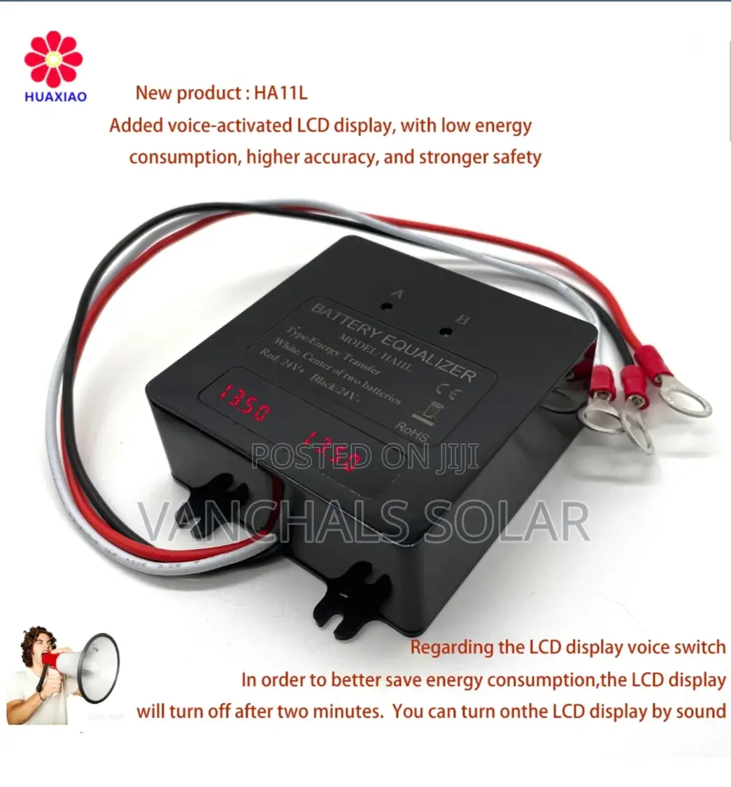 Battery Equalizer Balancer 24v - Lithium LifePo4/ Lead Acid Batteries