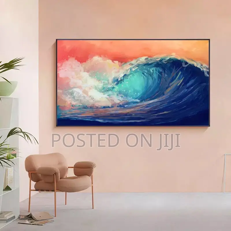 Abstract Oil Waves Landscape Posters