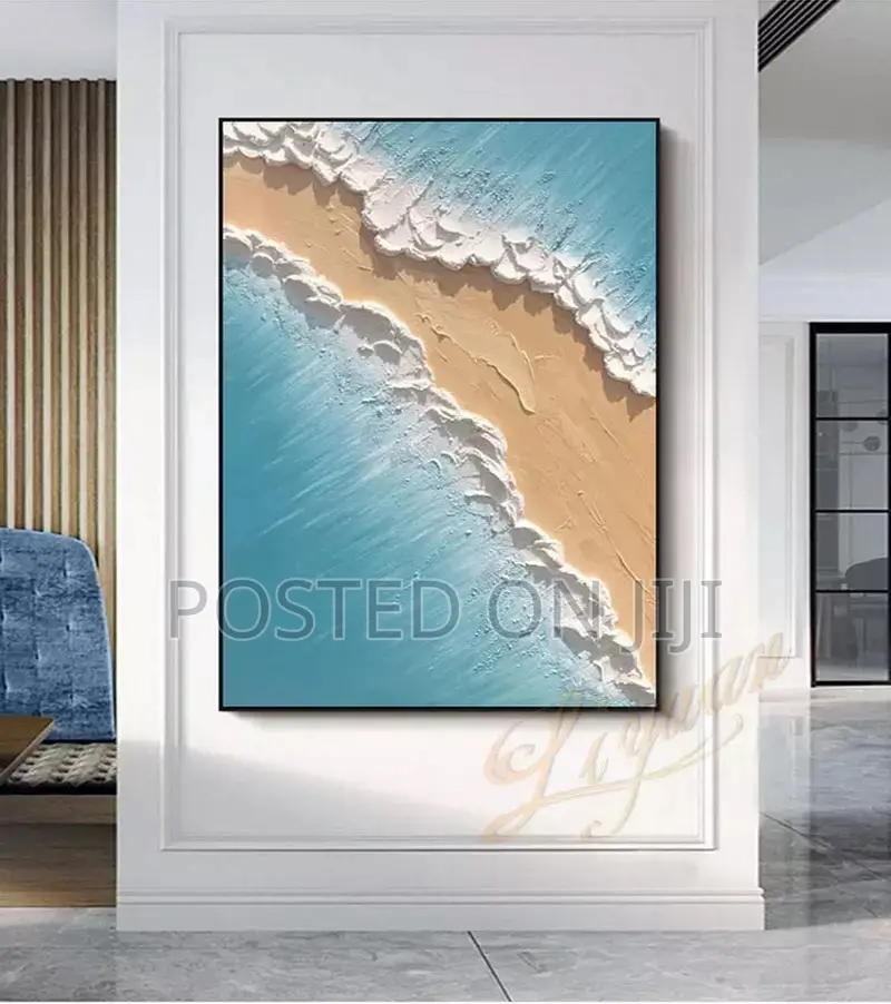 New Abstract Seascape Oil Painting Canvas Art