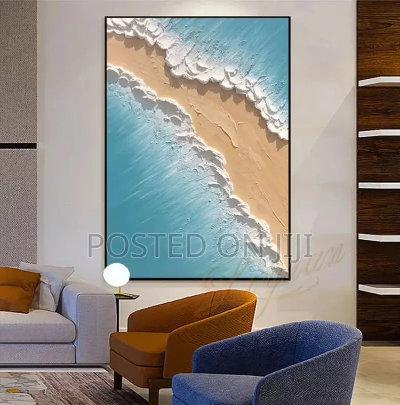 New Abstract Seascape Oil Painting Canvas Art