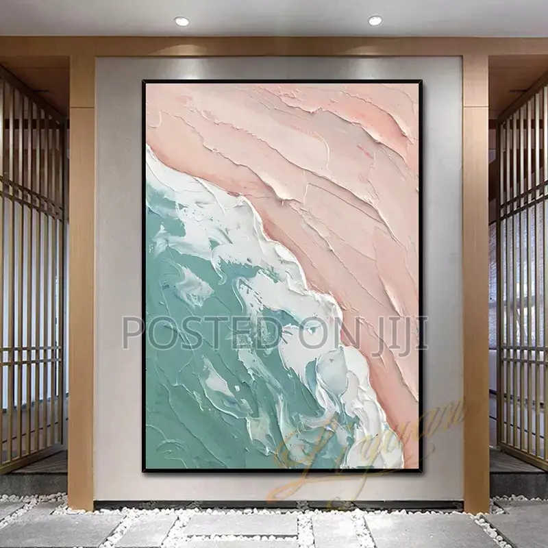 New Abstract Seascape Oil Painting Canvas Art