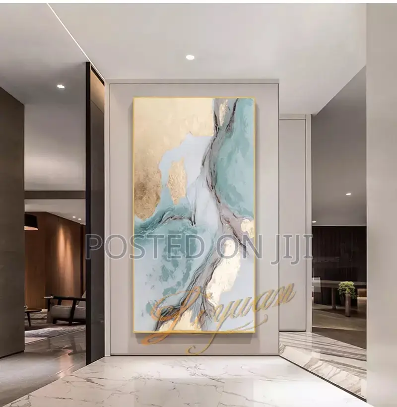 100% Hand-Painted Abstract Oil Painting on Canvas