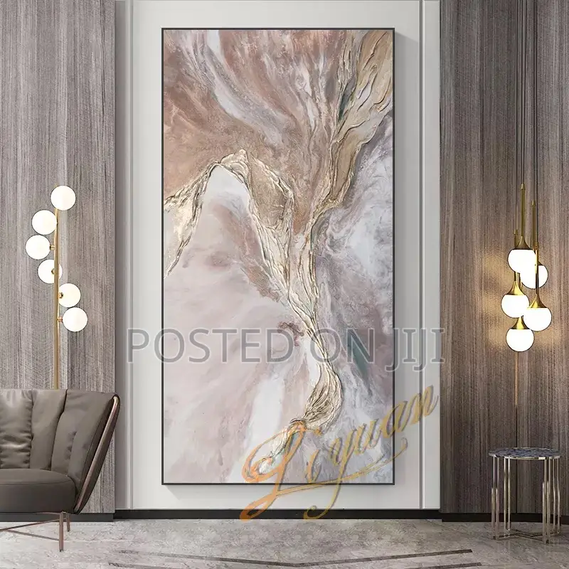 100% Hand-Painted Abstract Oil Painting on Canvas