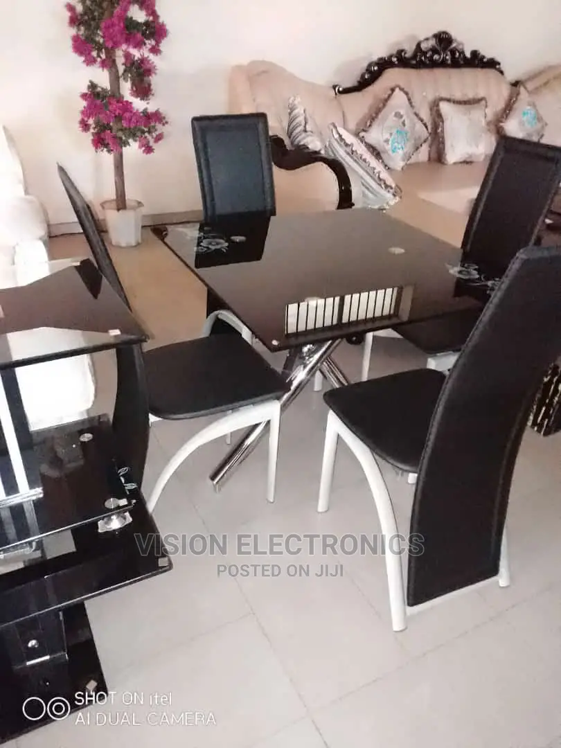 Four Seater Stainless Steel Dining Set