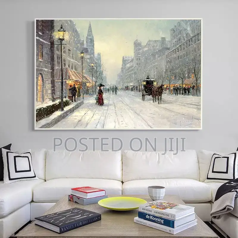 Thomas Kinkade Landscape Oil Painting