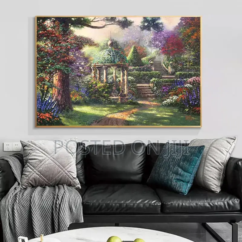 Thomas Kinkade Landscape Oil Painting