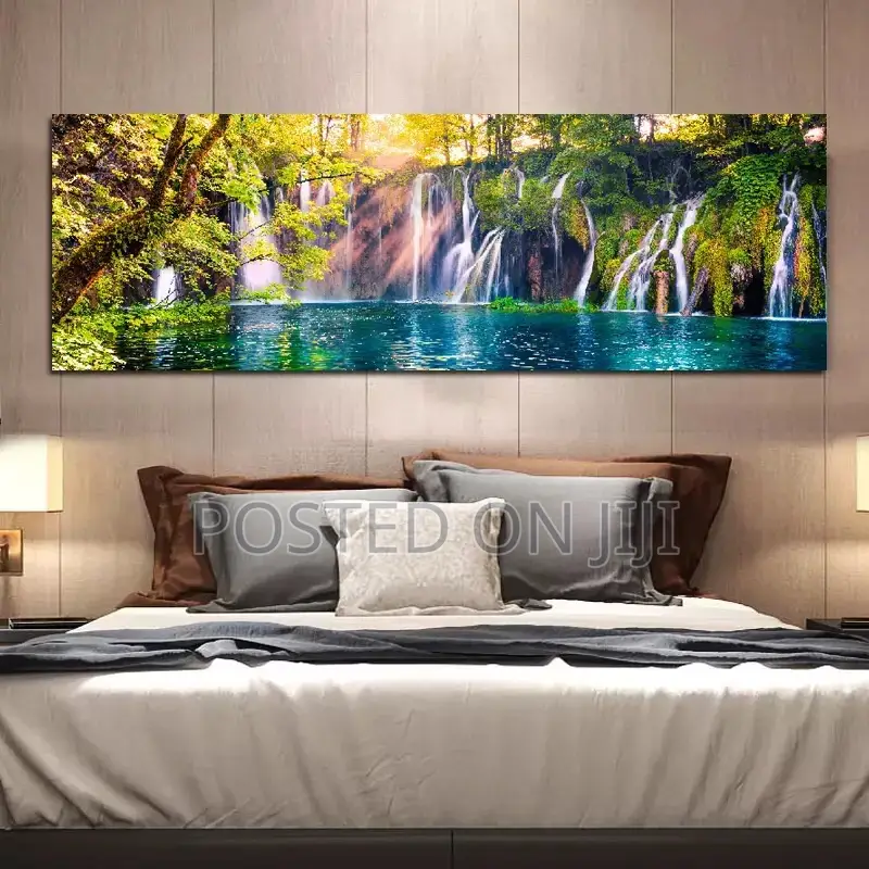 Green Tree Canvas Painting Posters and Prints