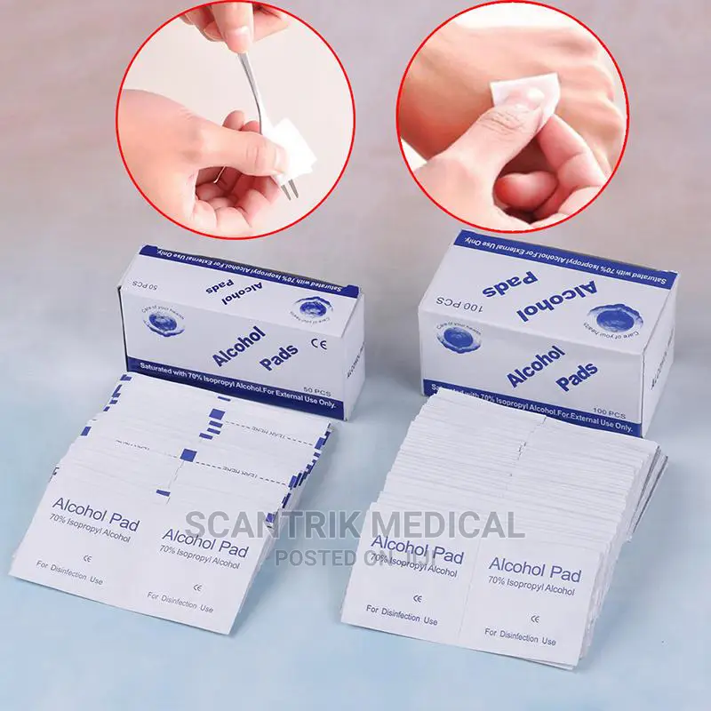 Alcohol Prep Pads, Box of 100
