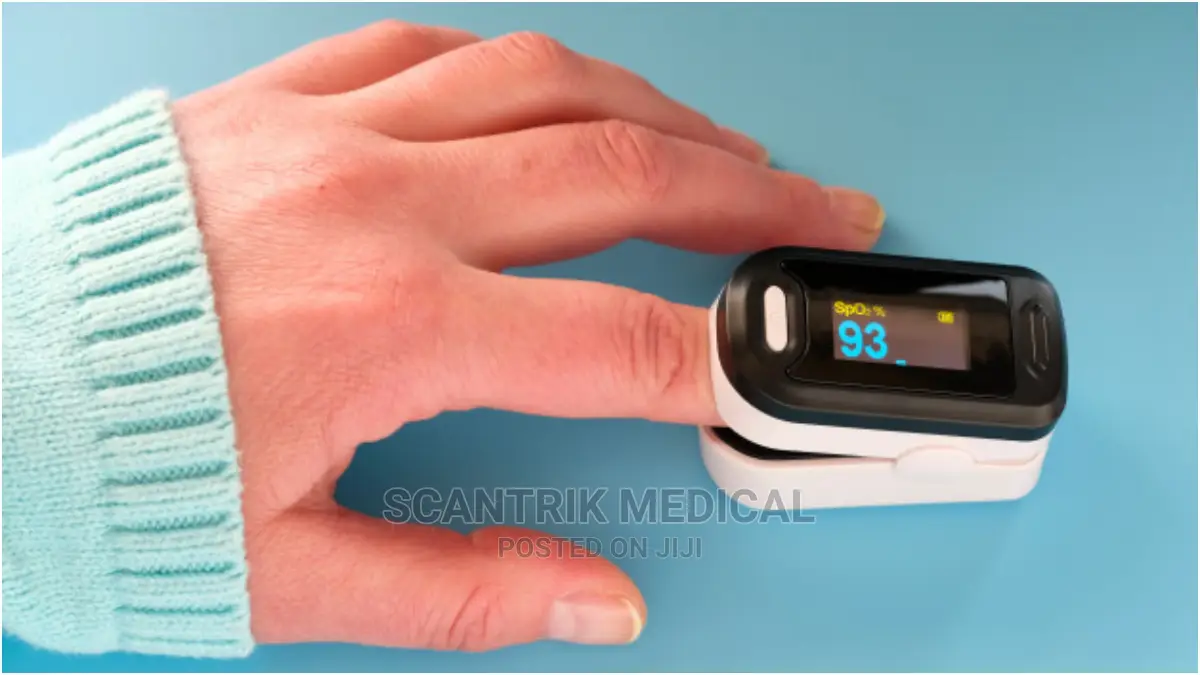 Black Finger Pulse Oximeter