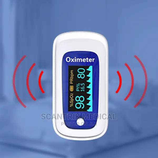 Pulse Blood Oxygen Saturation Monitor Blue Oximeter