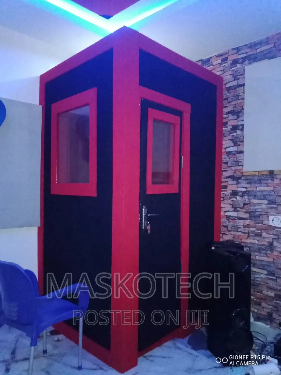 Studio Recording Booth and Acoustic Bass Traps #1