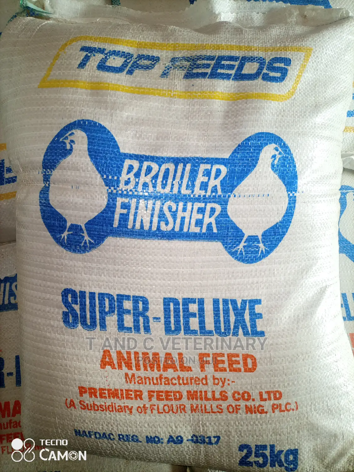 Topfeed Broiler Finisher Poultry Chicken Feed 25kg